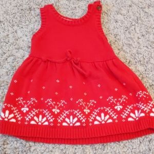 Carter's holiday baby dress